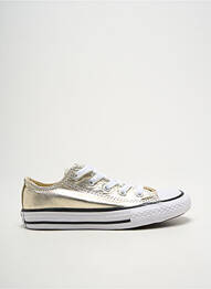 Adidași țesătură satinată vârf rotund auriu CONVERSE fille
