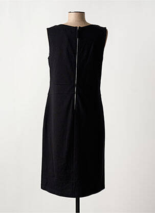 Rochie midi imprimeu fantezie fără mâneci negru THOMAS RABE femeie