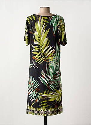 Rochie midi mâneci scurte mâneci scurte verde HAJO femeie