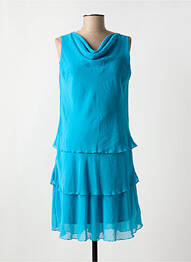 Rochie midi fără mâneci fără mâneci albastru PAZ TORRAS femme