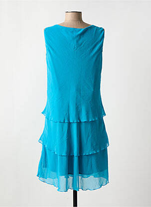 Rochie midi fără mâneci fără mâneci albastru PAZ TORRAS femeie