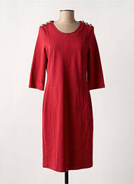 Rochie midi mâneci 3/4 mâneci 3/4 roșu RABE femme