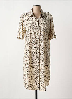 Rochie midi bej NUMEROLOGIE femeie