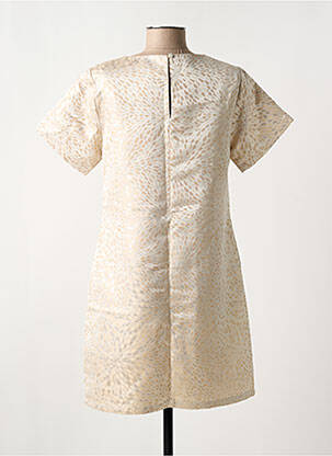 Rochie scurtă mâneci scurte mâneci scurte bej MOLLY BRACKEN femeie