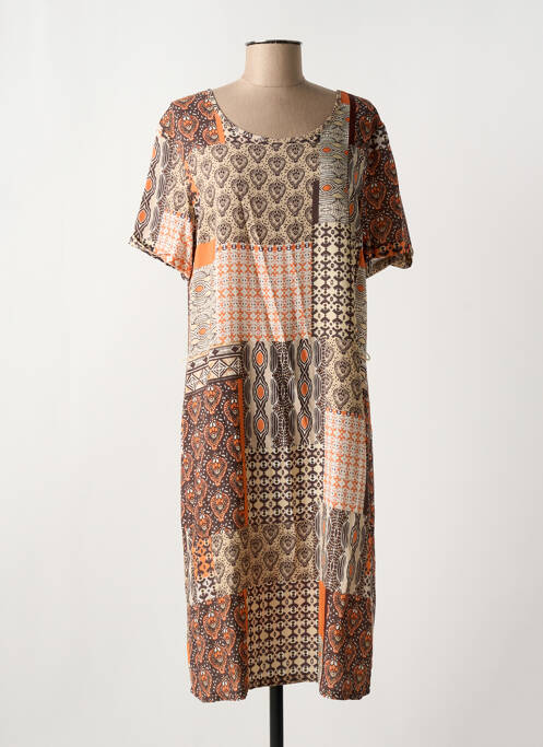 Rochie midi maro GRIFFON femeie