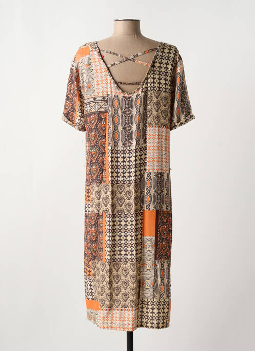 Rochie midi maro GRIFFON femeie