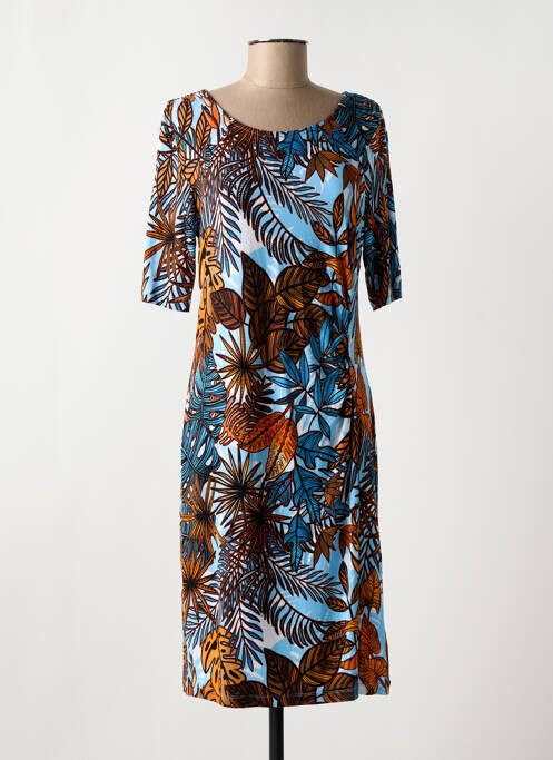 Rochie midi albastru JOY OF LIFE femeie