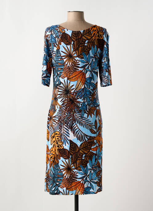 Rochie midi albastru JOY OF LIFE femeie