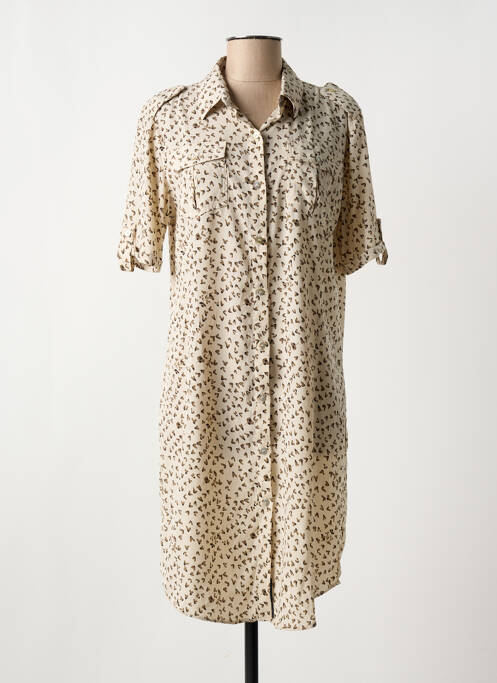 Rochie midi bej NUMEROLOGIE femeie