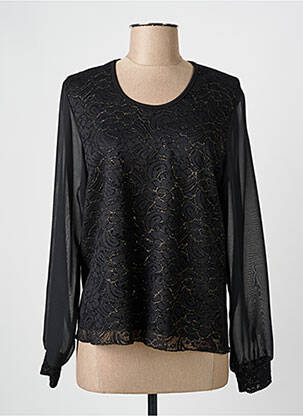 Tricou mâneci lungi mâneci lungi negru GRIFFON femeie