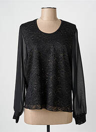 Tricou mâneci lungi mâneci lungi negru GRIFFON femeie