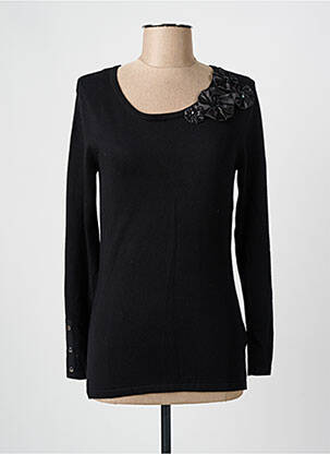 Pulover negru MARBLE femeie