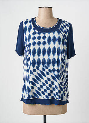 Top albastru FRANCE RIVOIRE femeie