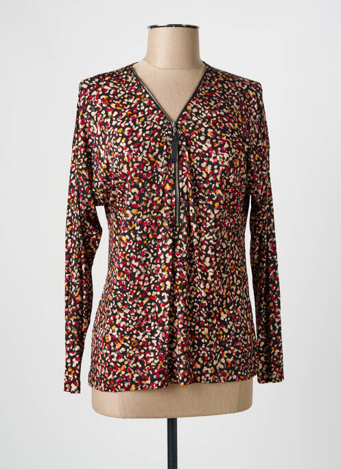 Top imprimeu fantezie mâneci lungi negru GRIFFON femme