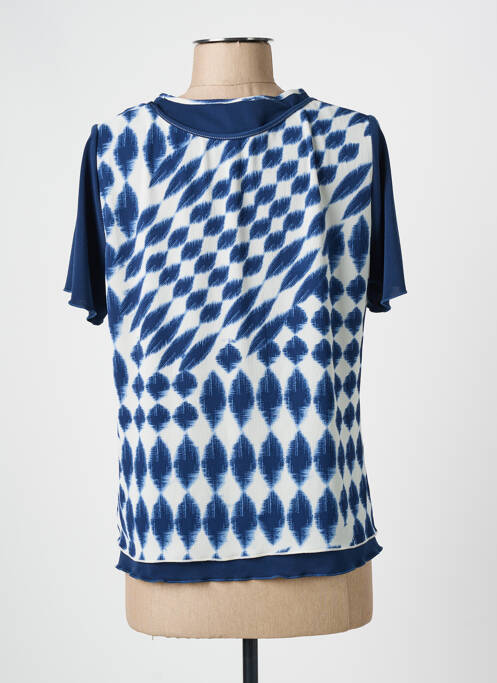 Top albastru FRANCE RIVOIRE femeie