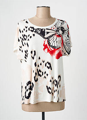 Tricou bej FRANK WALDER femeie