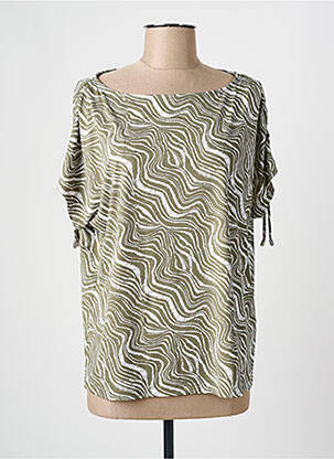 Tricou verde MARBLE femeie