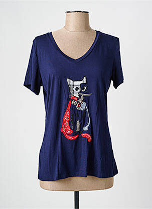 Tricou albastru LESLIE femeie