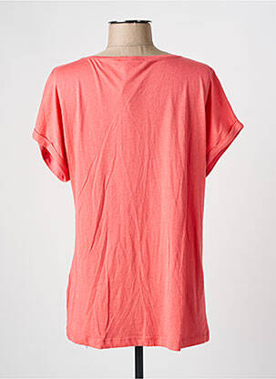 Bluză țesătură crep mâneci scurte roz KATMAI femeie