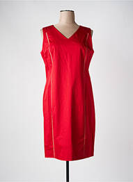 Rochie midi fără mâneci fără mâneci roșu BRUNO SAINT HILAIRE femme