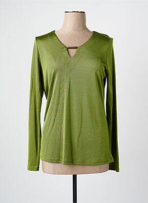 Tricou mâneci lungi mâneci lungi verde PAZ TORRAS femeie