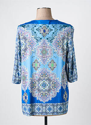 Tricou mâneci 3/4 mâneci 3/4 albastru DIVAS femeie