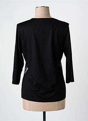 Tricou mâneci 3/4 mâneci 3/4 negru FRANK WALDER femeie