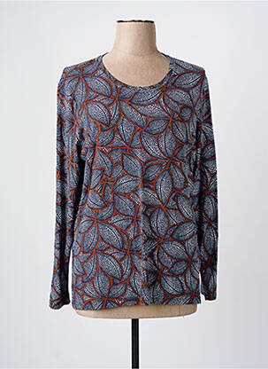 Tricou mâneci lungi mâneci lungi albastru JOY OF LIFE femeie