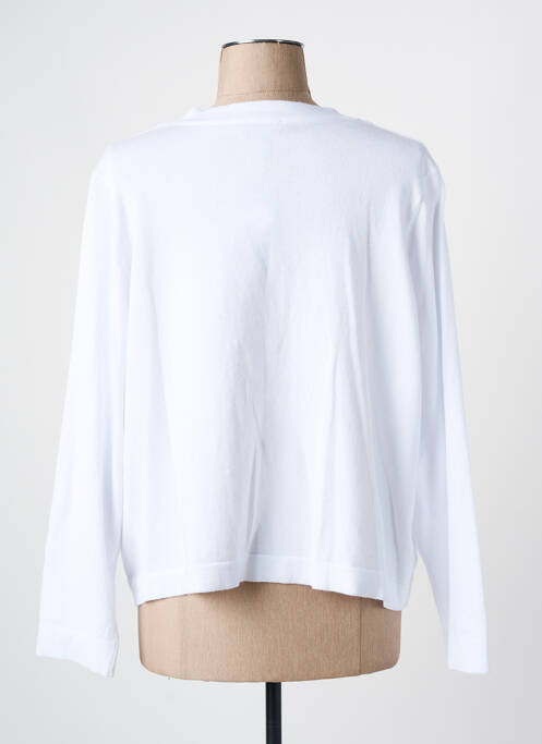 Vestă cu mâneci lungi alb MARBLE femeie