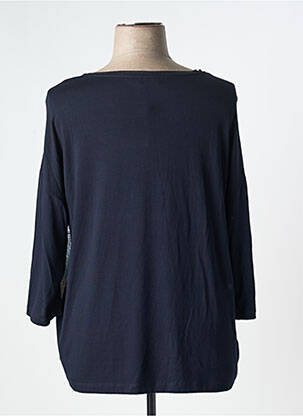 Tricou mâneci 3/4 mâneci 3/4 albastru BASLER femeie