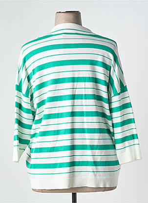 Pulover elasticitate mâneci 3/4 verde OLSEN femeie
