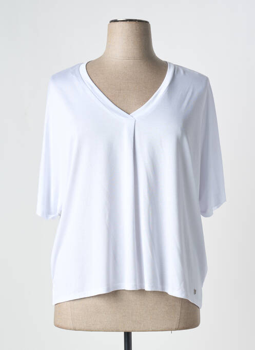 Tricou alb MARBLE femeie