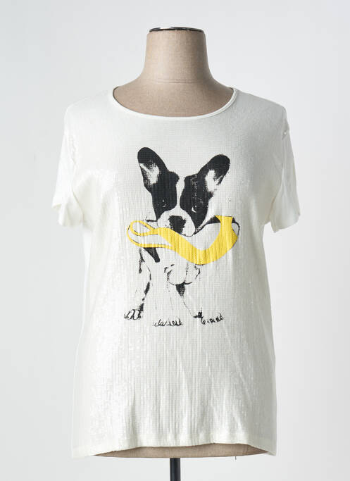 Tricou bej ELEONORA AMADEI femeie