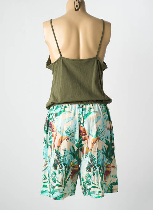 Salopetă scurtă verde CONCRETO femeie