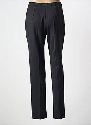 Pantalon slim talie elastică mărime normală negru FRANCE RIVOIRE femeie