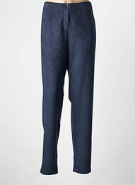 Pantalon drept elasticitate mărime normală albastru FRANCE RIVOIRE femme