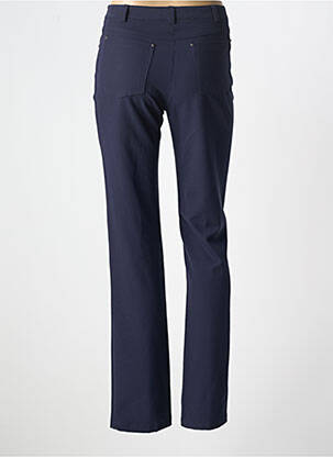 Pantalon slim țesătură poplin mărime normală albastru PAZ TORRAS femeie