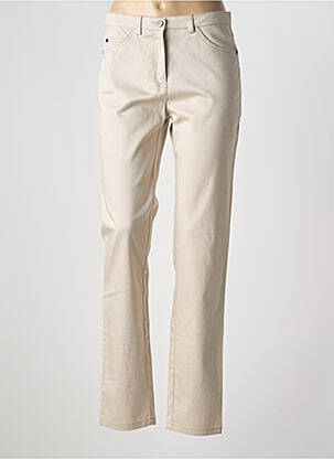 Pantalon drept bej PAZ TORRAS femeie