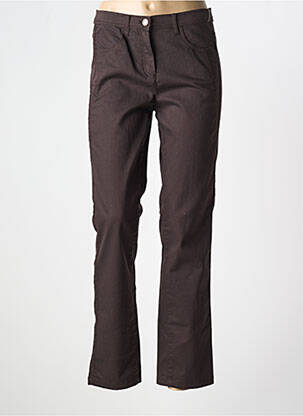 Pantalon drept elasticitate mărime normală maro FRANK WALDER femeie