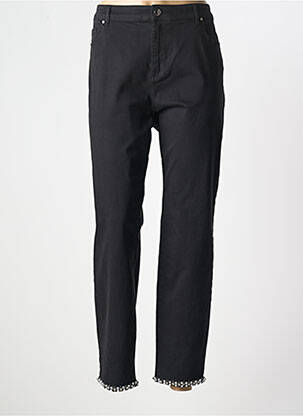 Pantalon drept elasticitate mărime normală negru FRANK LYMAN femeie