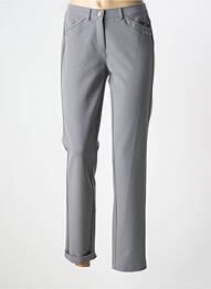 Pantalon drept elasticitate mărime normală gri FRANK WALDER femme