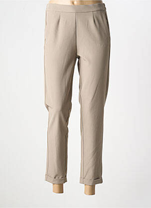 Pantalon 7/8 elasticitate mărime normală bej FRANK WALDER femeie