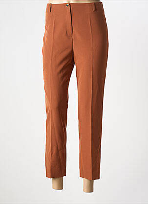 Pantalon 7/8 elasticitate maro ESTEL COLLECTION femeie