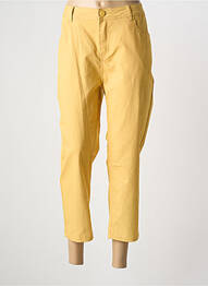 Pantalon 7/8 elasticitate mărime normală galben GRIFFON femme
