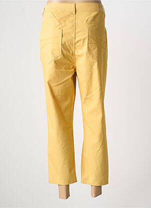Pantalon 7/8 elasticitate mărime normală galben GRIFFON femeie