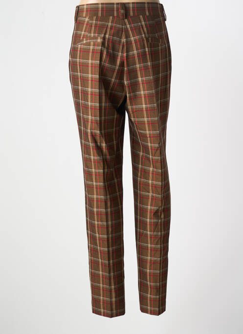 Pantalon slim maro PAZ TORRAS femeie