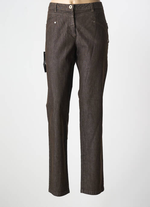 Pantalon drept maro PAZ TORRAS femeie