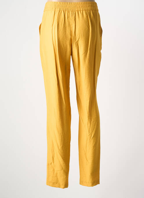 Pantalon drept galben MERI & ESCA femeie