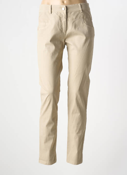 Pantalon drept bej PAZ TORRAS femeie