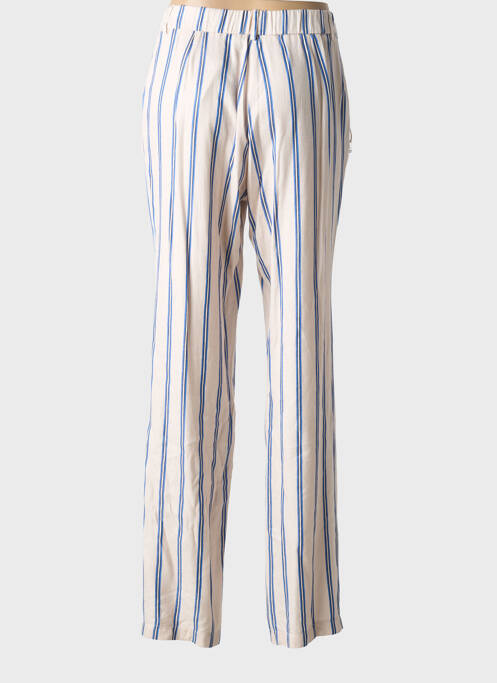 Pantalon drept țesătură poplin mărime normală bej ANDAM femme